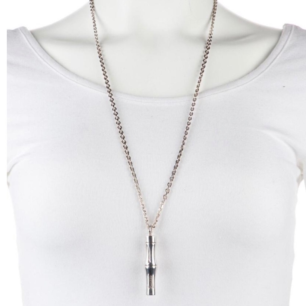 Gucci bamboo necklace